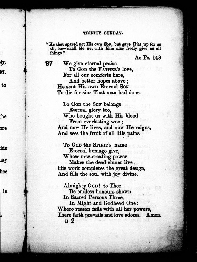 A Church Hymn Book: for the use of congregations of the United Church of England and Ireland page 89