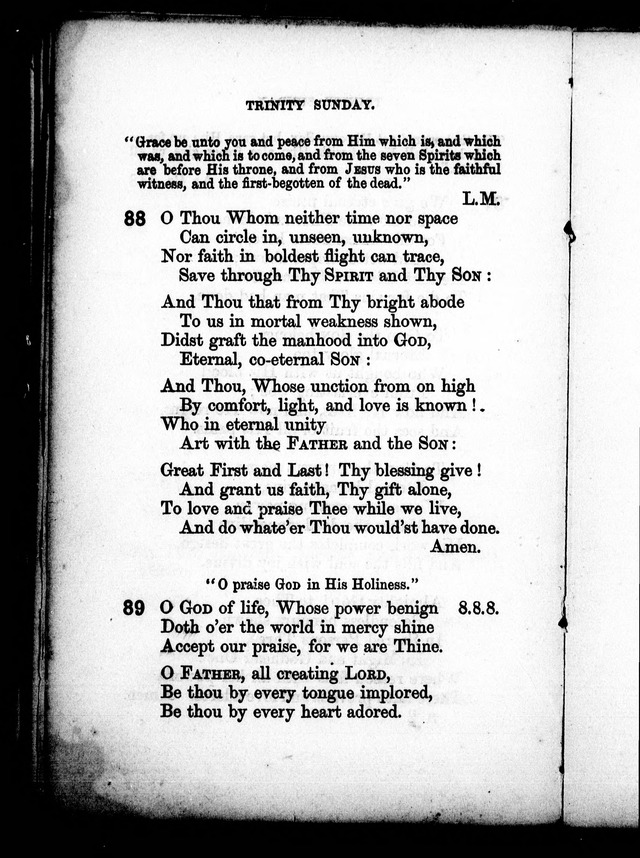 A Church Hymn Book: for the use of congregations of the United Church of England and Ireland page 90