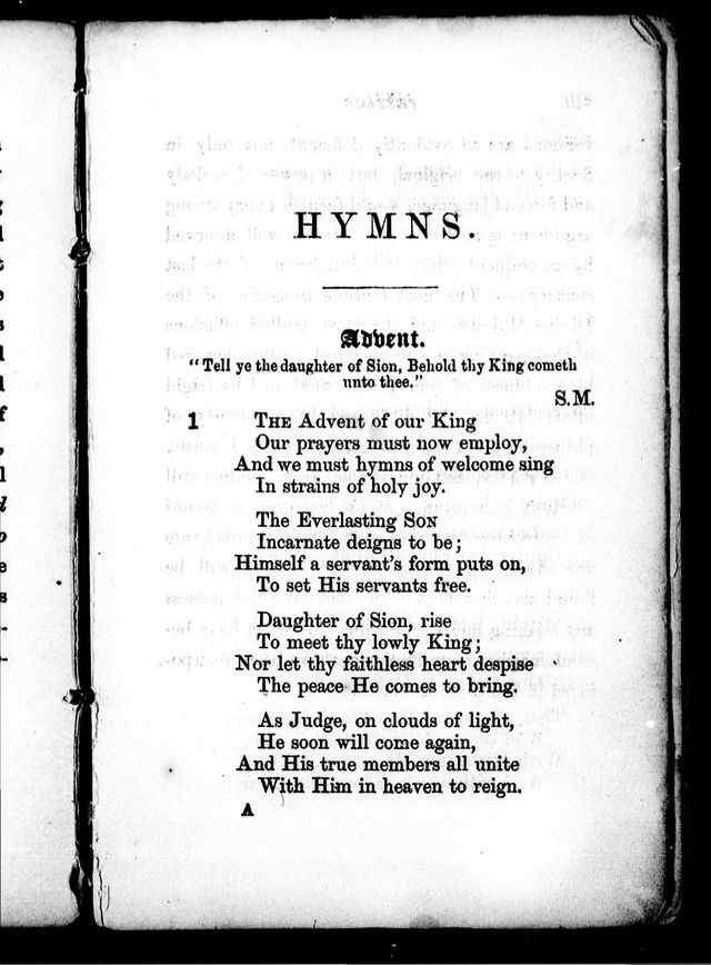 A Church Hymn Book: for the use of congregations of the United Church of England and Ireland page xiii