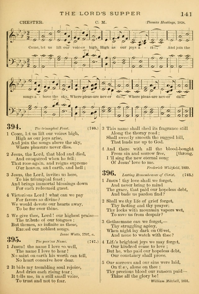 The Chapel hymn book, with tunes: for the worship of God page 148