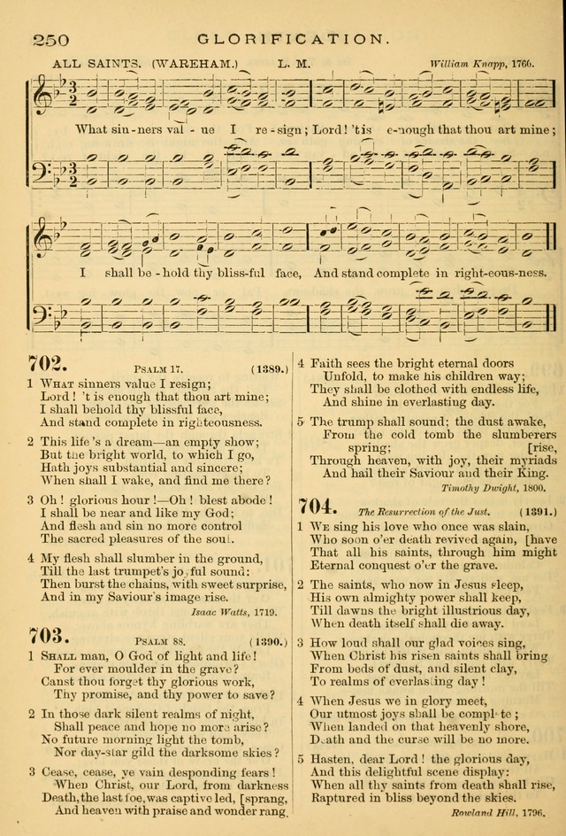 The Chapel hymn book, with tunes: for the worship of God page 257
