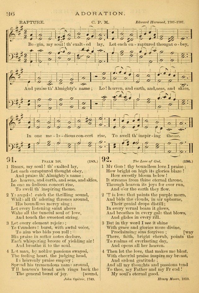 The Chapel hymn book, with tunes: for the worship of God page 43
