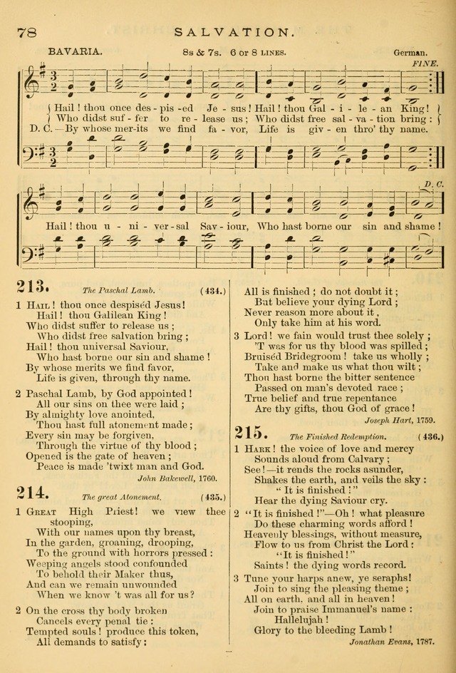 The Chapel hymn book, with tunes: for the worship of God page 85