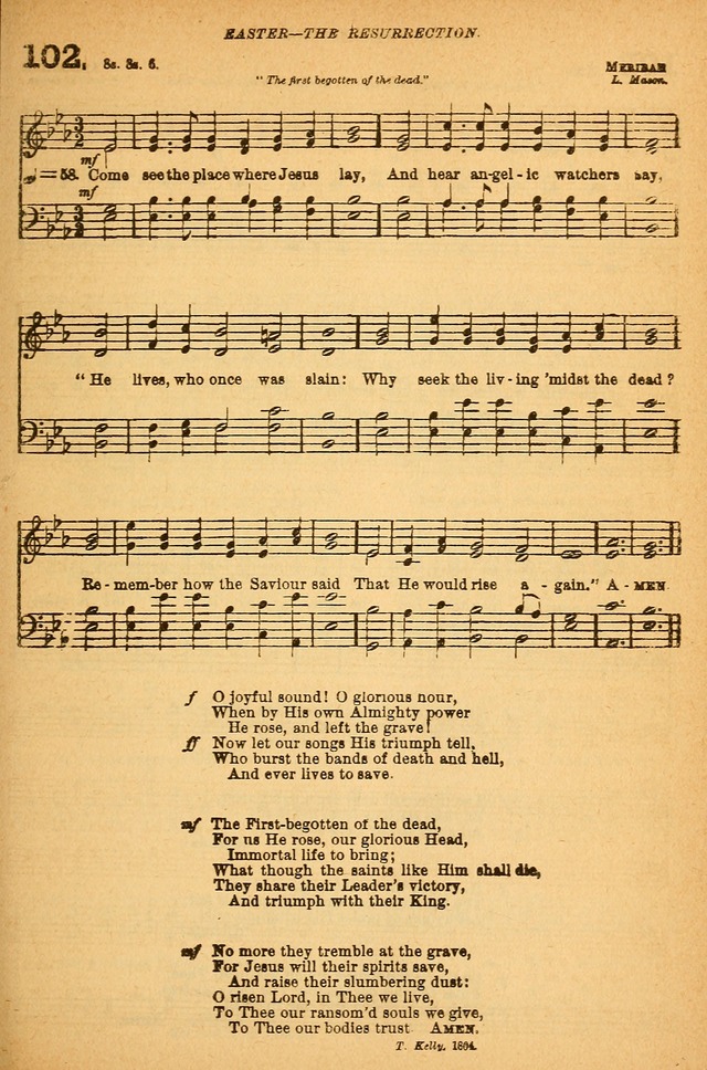 The Church Hymnal with Canticles page 102
