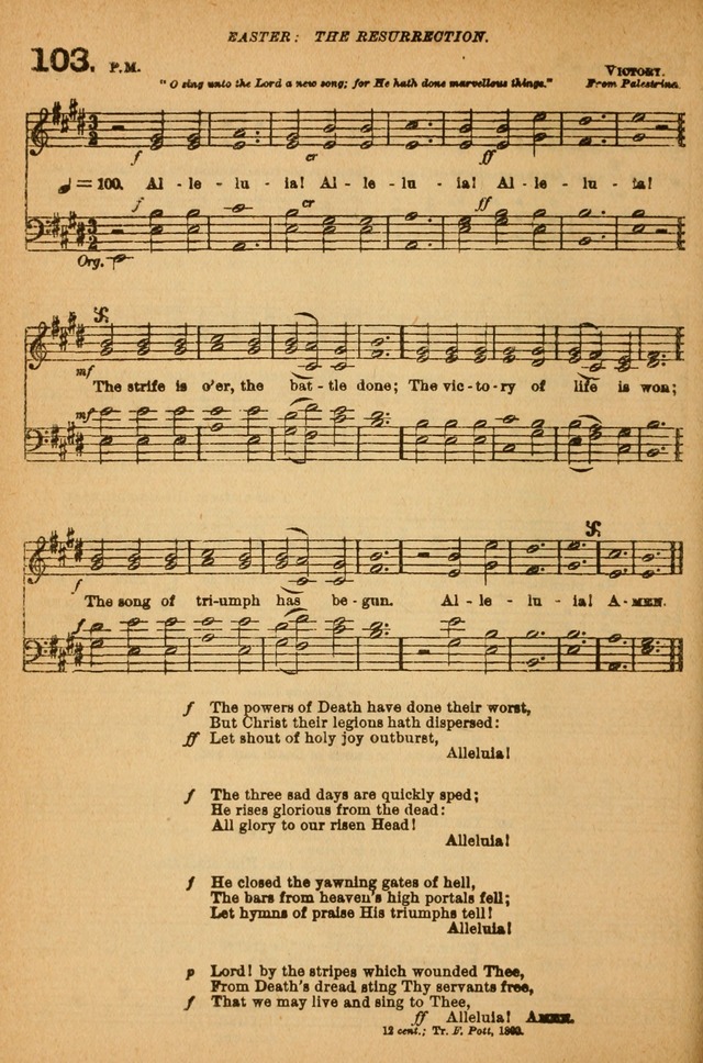 The Church Hymnal with Canticles page 103
