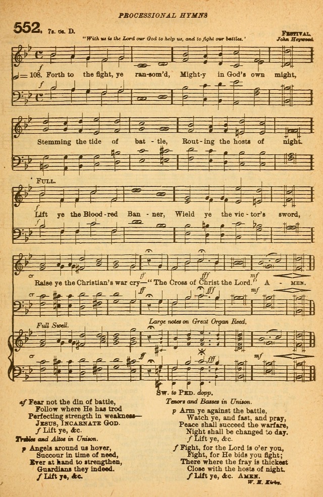 The Church Hymnal with Canticles page 496