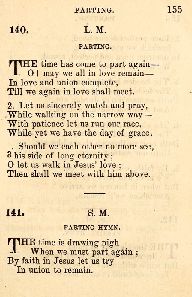 A Collection of Hymns: designed for the use of the Church of Christ page 155