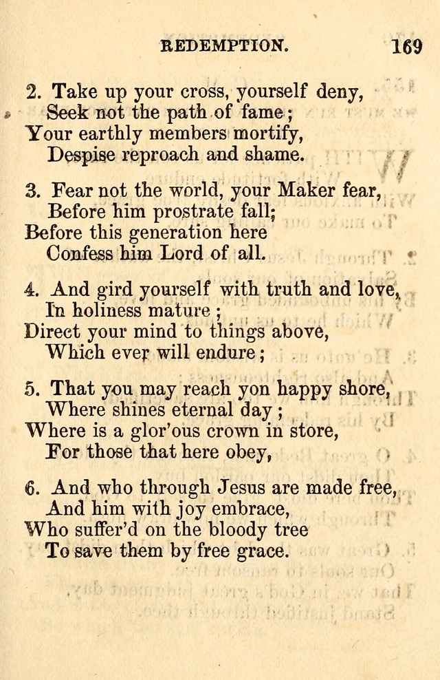 A Collection of Hymns: designed for the use of the Church of Christ page 169
