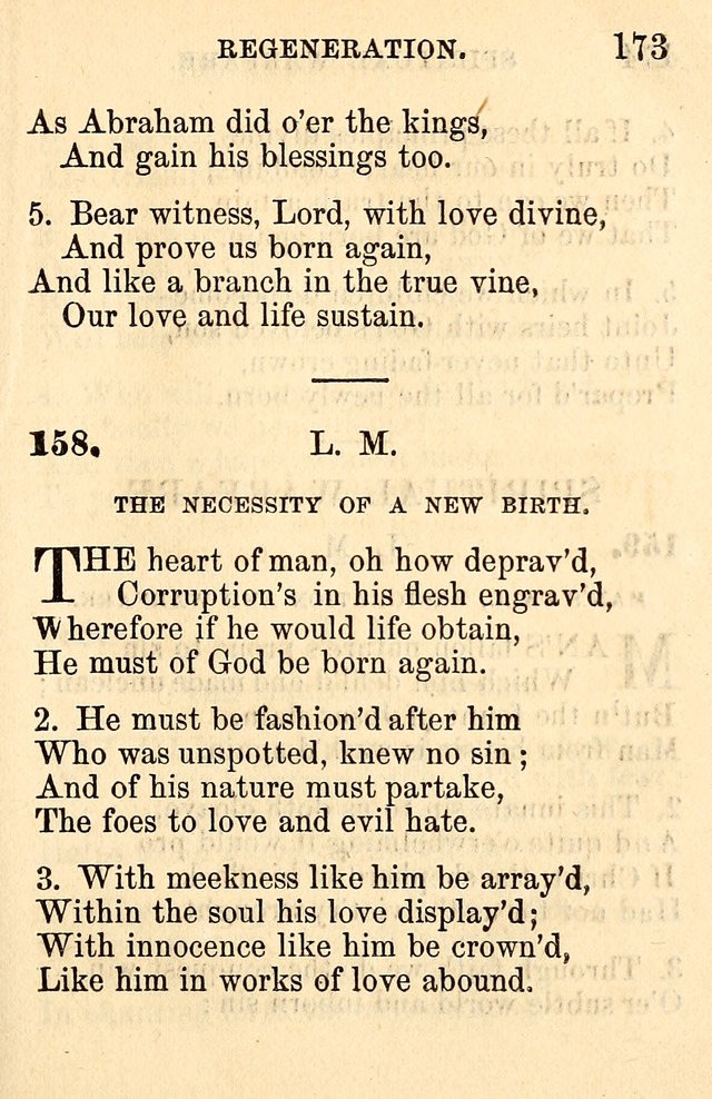 A Collection of Hymns: designed for the use of the Church of Christ page 173