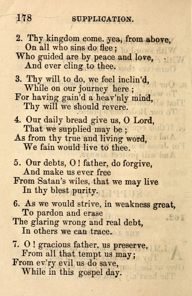 A Collection of Hymns: designed for the use of the Church of Christ page 178