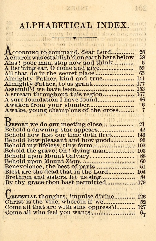 A Collection of Hymns: designed for the use of the Church of Christ page 203
