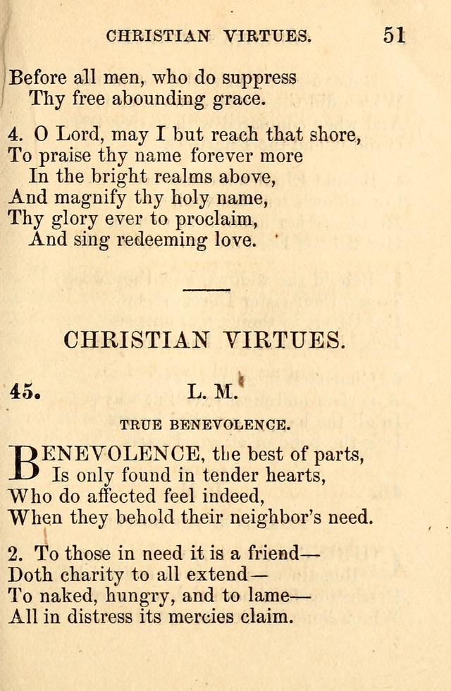 A Collection of Hymns: designed for the use of the Church of Christ page 51