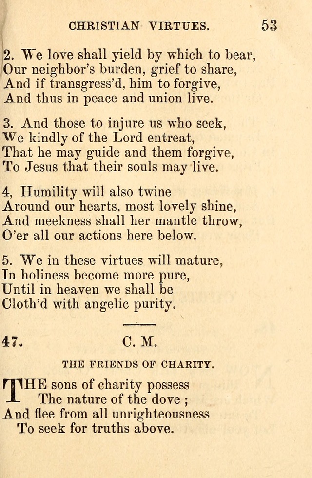 A Collection of Hymns: designed for the use of the Church of Christ page 53