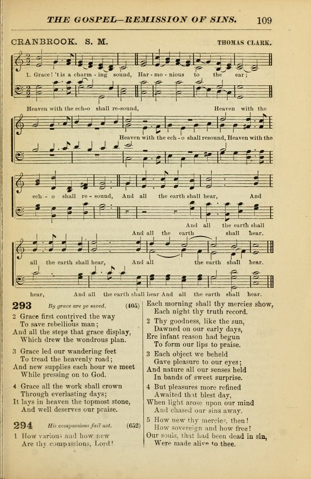 The Christian Hymnal: a choice collection of hymns and tunes for congregational and social worship page 109