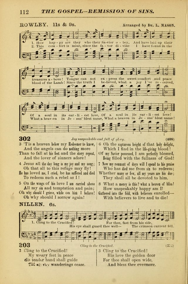 The Christian Hymnal: a choice collection of hymns and tunes for congregational and social worship page 112