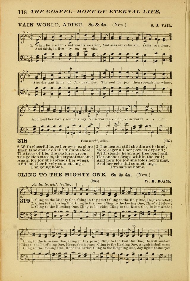 The Christian Hymnal: a choice collection of hymns and tunes for congregational and social worship page 118