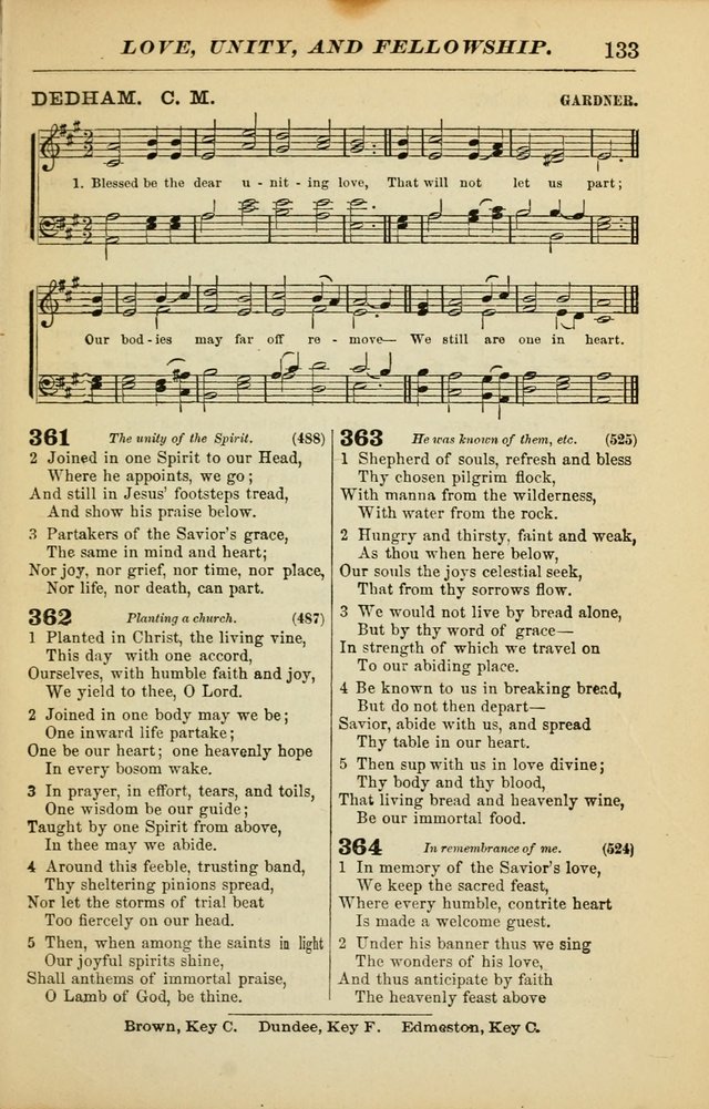 The Christian Hymnal: a choice collection of hymns and tunes for congregational and social worship page 133