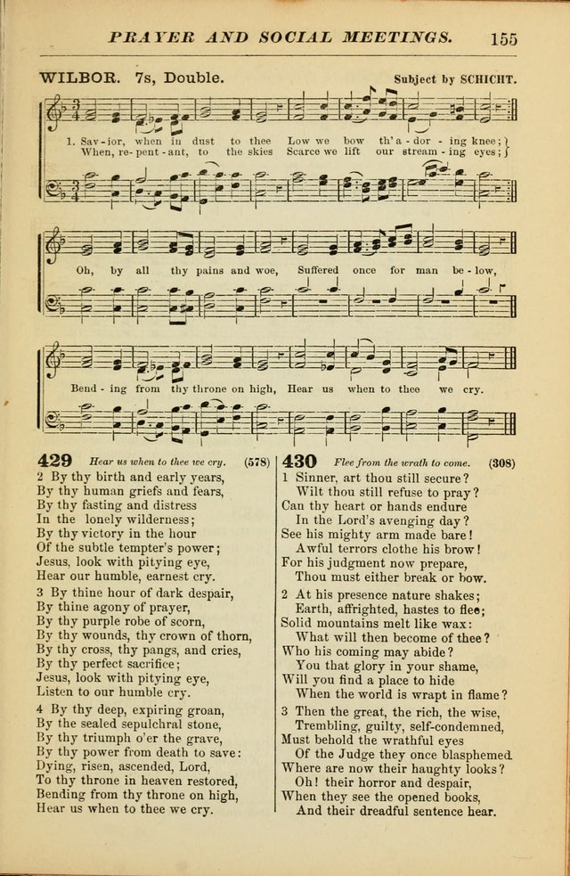 The Christian Hymnal: a choice collection of hymns and tunes for congregational and social worship page 155