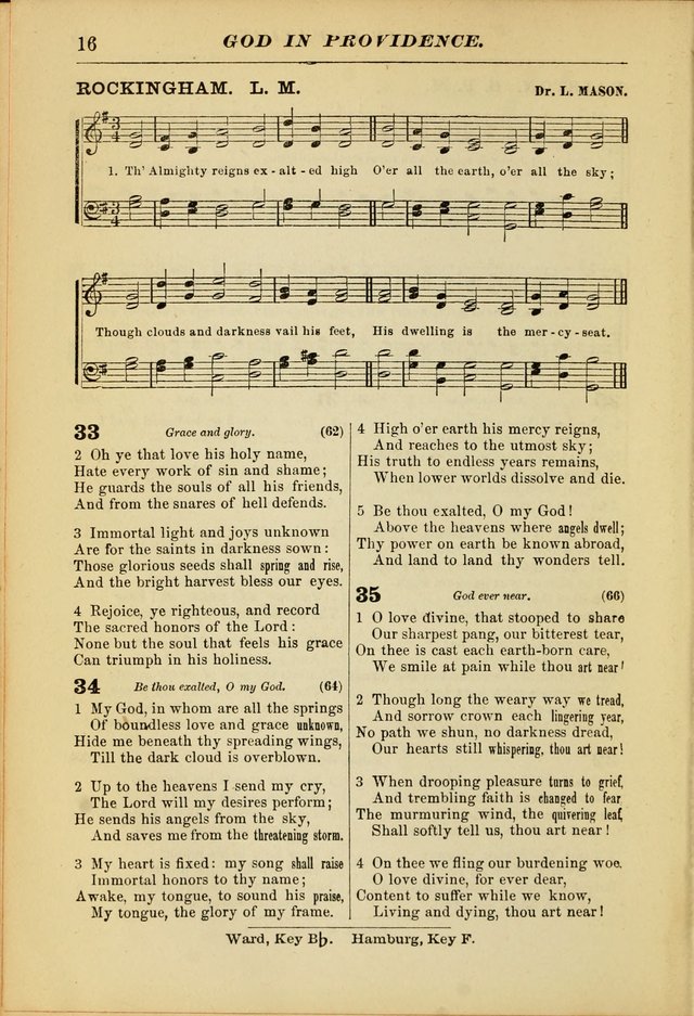 The Christian Hymnal: a choice collection of hymns and tunes for congregational and social worship page 16