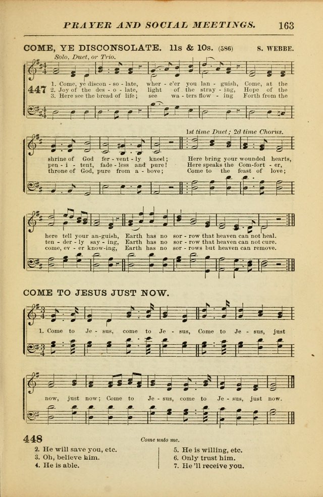 The Christian Hymnal: a choice collection of hymns and tunes for congregational and social worship page 163