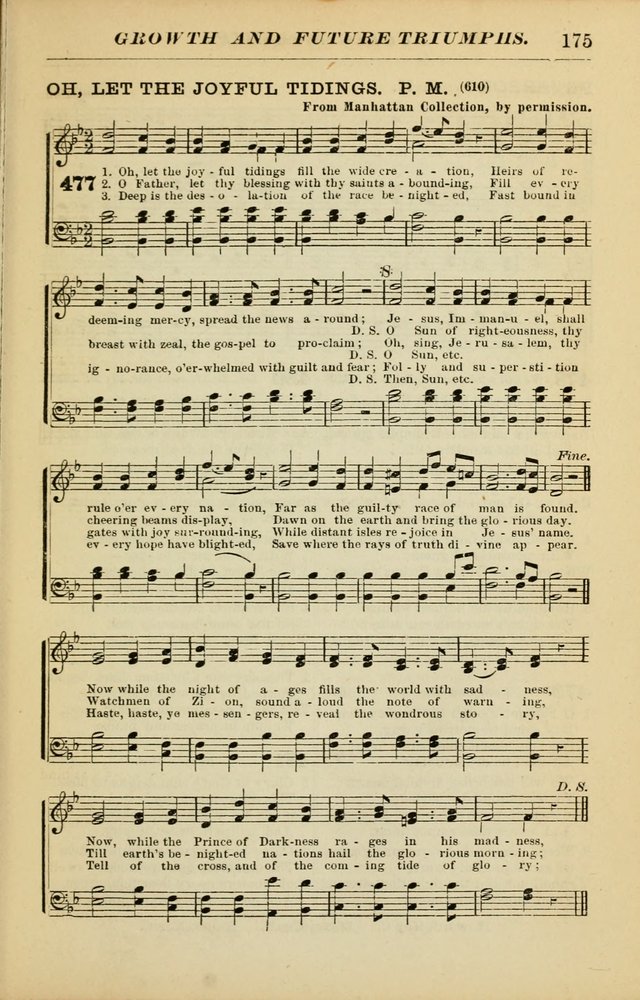The Christian Hymnal: a choice collection of hymns and tunes for congregational and social worship page 175