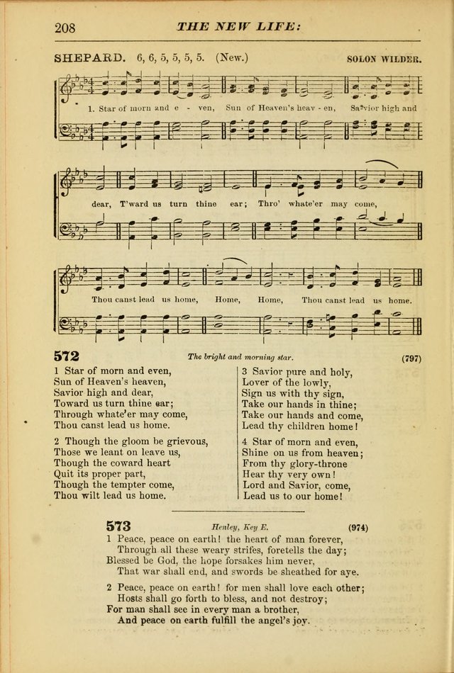 The Christian Hymnal: a choice collection of hymns and tunes for congregational and social worship page 208