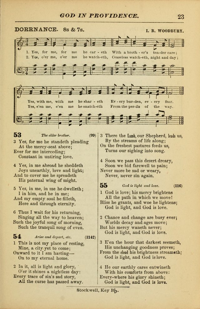 The Christian Hymnal: a choice collection of hymns and tunes for congregational and social worship page 23