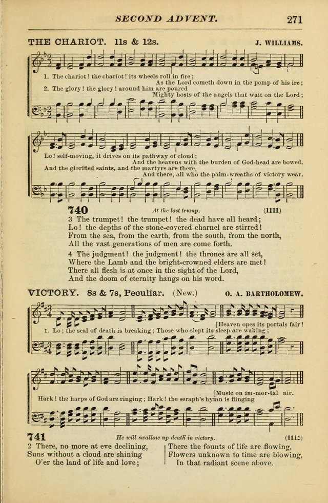 The Christian Hymnal: a choice collection of hymns and tunes for congregational and social worship page 271