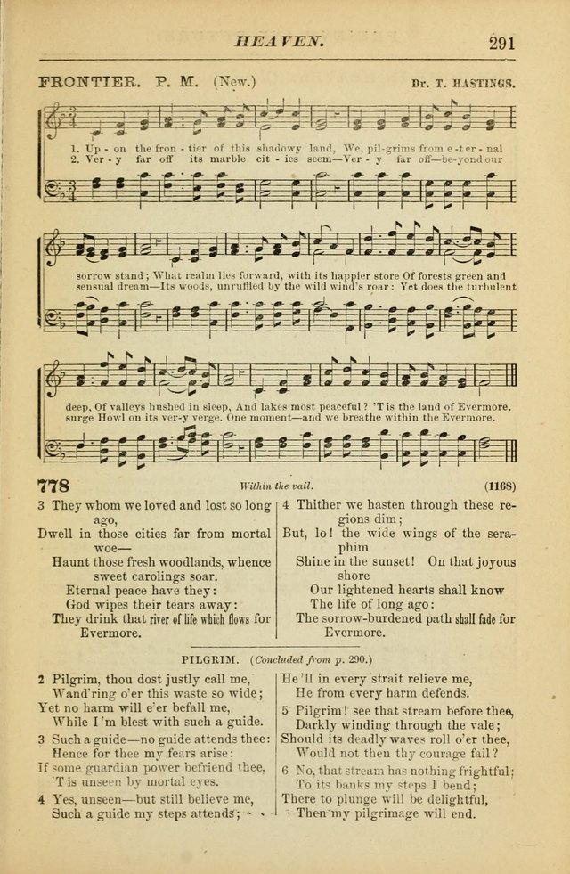The Christian Hymnal: a choice collection of hymns and tunes for congregational and social worship page 291
