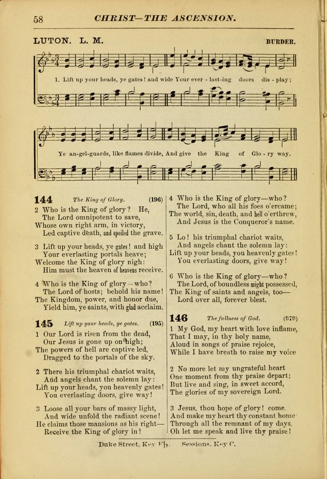 The Christian Hymnal: a choice collection of hymns and tunes for congregational and social worship page 58