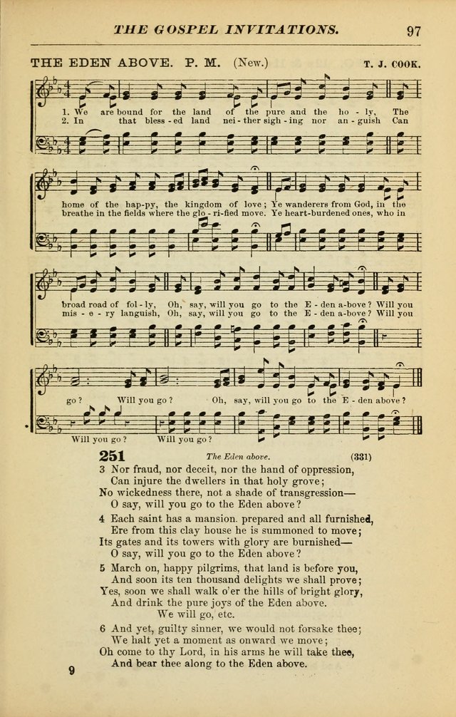 The Christian Hymnal: a choice collection of hymns and tunes for congregational and social worship page 97