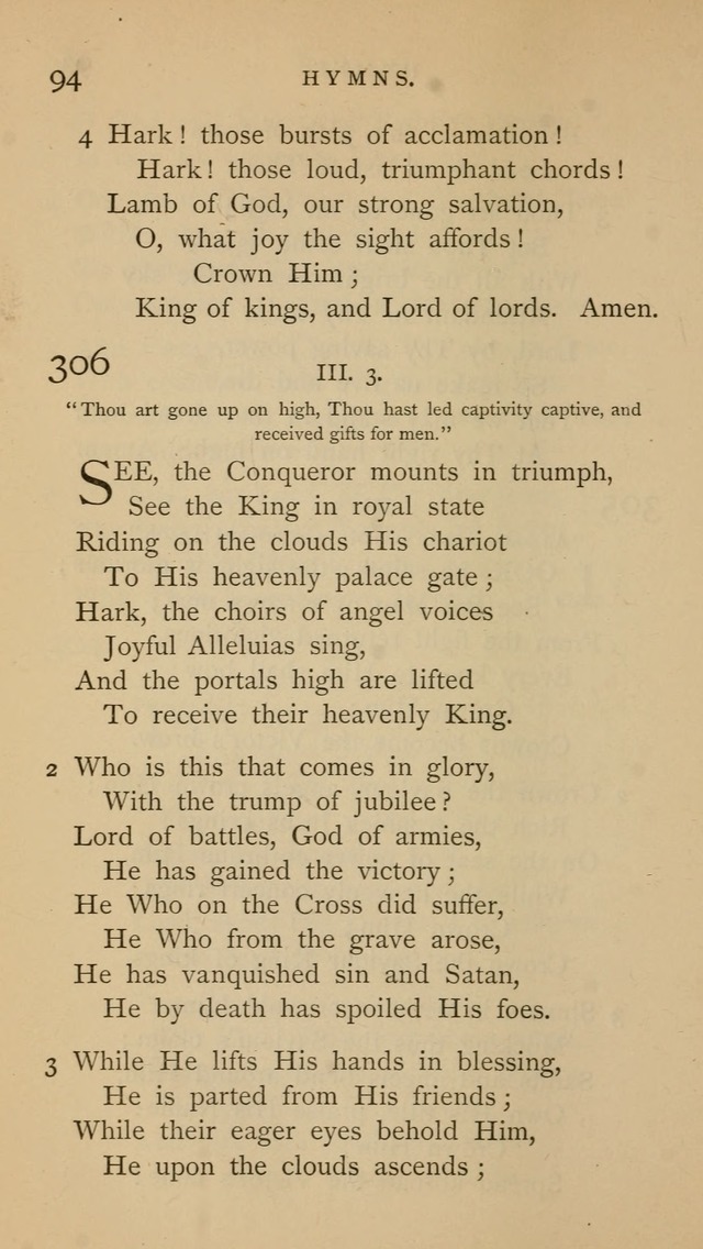 A Church hymnal: compiled from "Additional hymns," "Hymns ancient and modern," and "Hymns for church and home," as authorized by the House of Bishops page 101