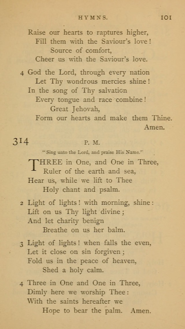 A Church hymnal: compiled from "Additional hymns," "Hymns ancient and modern," and "Hymns for church and home," as authorized by the House of Bishops page 108