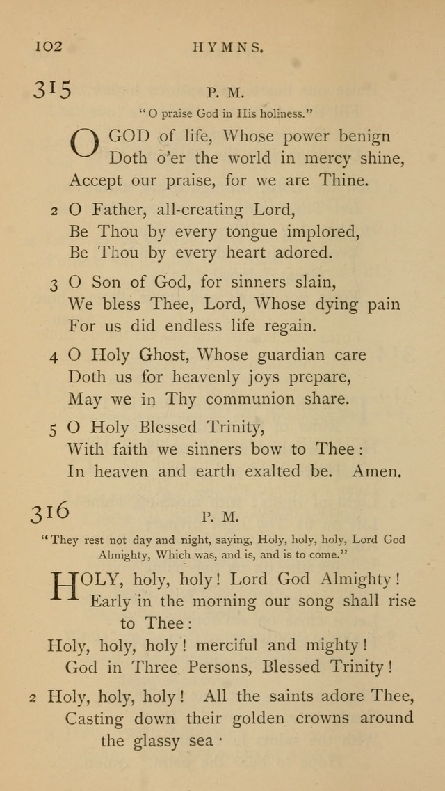A Church hymnal: compiled from "Additional hymns," "Hymns ancient and modern," and "Hymns for church and home," as authorized by the House of Bishops page 109