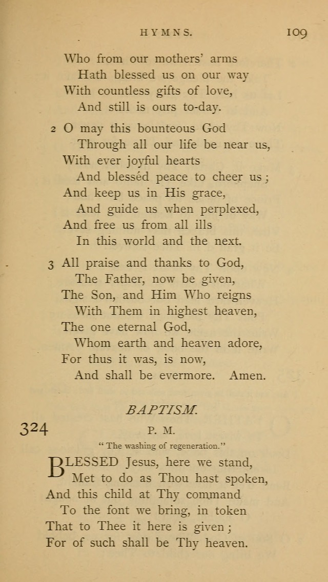 A Church hymnal: compiled from "Additional hymns," "Hymns ancient and modern," and "Hymns for church and home," as authorized by the House of Bishops page 116