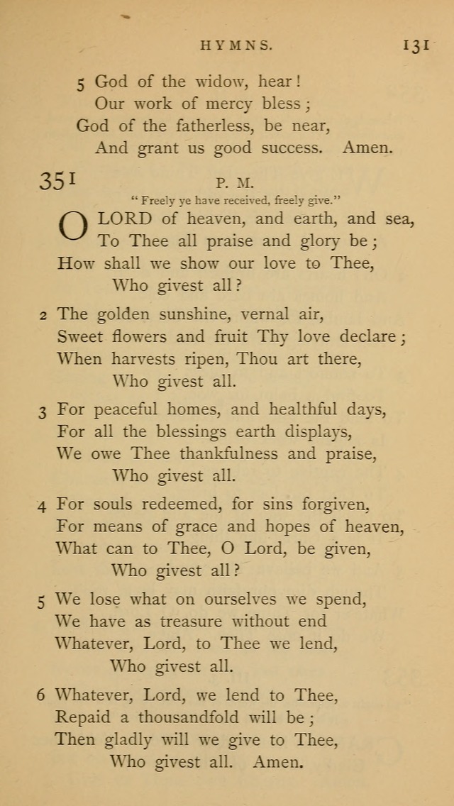 A Church hymnal: compiled from "Additional hymns," "Hymns ancient and modern," and "Hymns for church and home," as authorized by the House of Bishops page 138