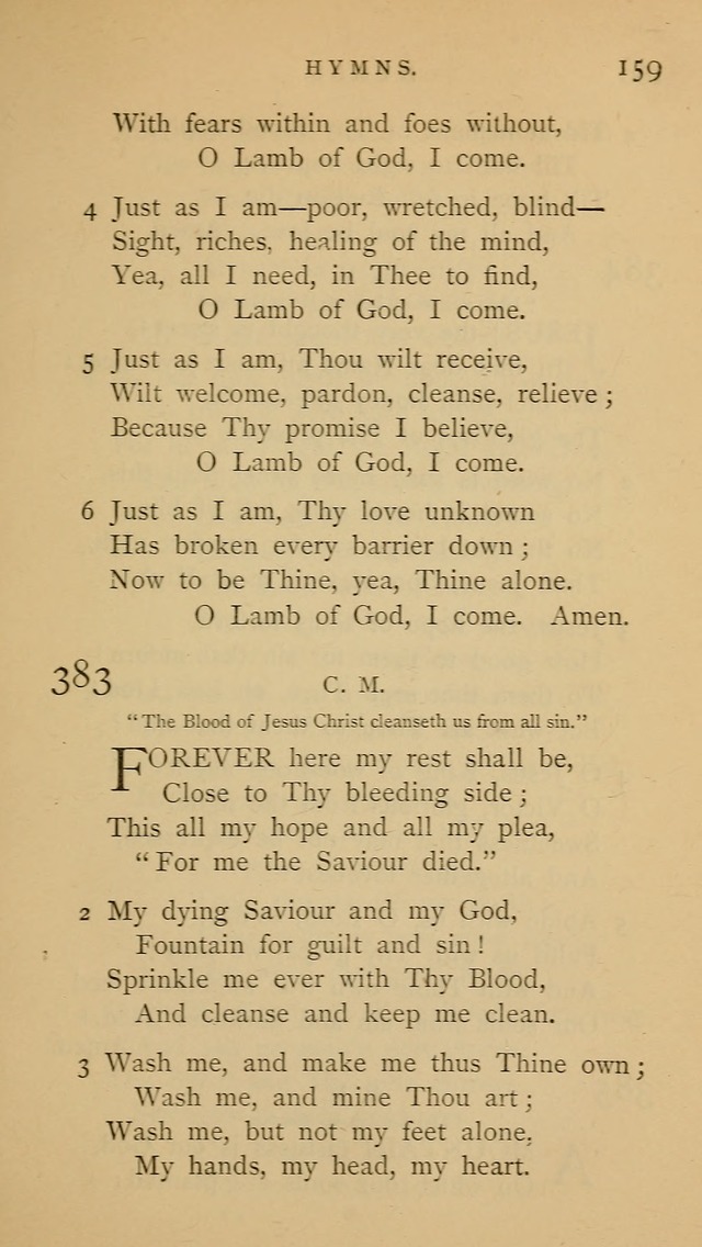 A Church hymnal: compiled from "Additional hymns," "Hymns ancient and modern," and "Hymns for church and home," as authorized by the House of Bishops page 166