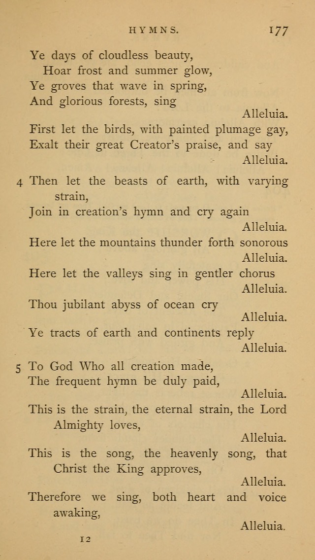 A Church hymnal: compiled from "Additional hymns," "Hymns ancient and modern," and "Hymns for church and home," as authorized by the House of Bishops page 184