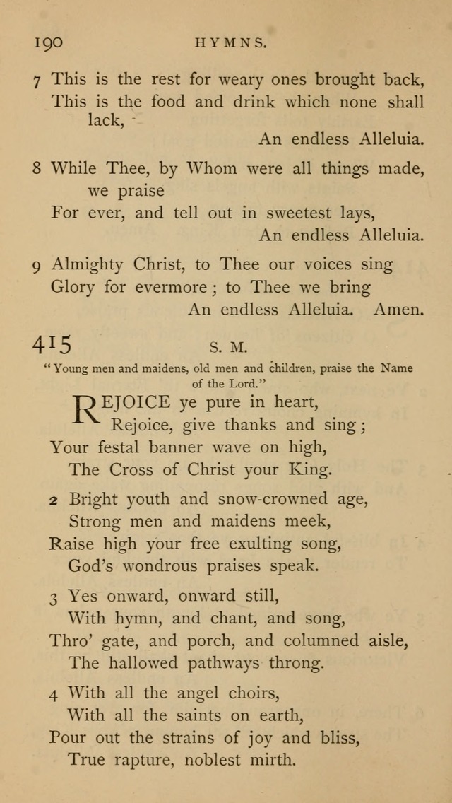 A Church hymnal: compiled from "Additional hymns," "Hymns ancient and modern," and "Hymns for church and home," as authorized by the House of Bishops page 197