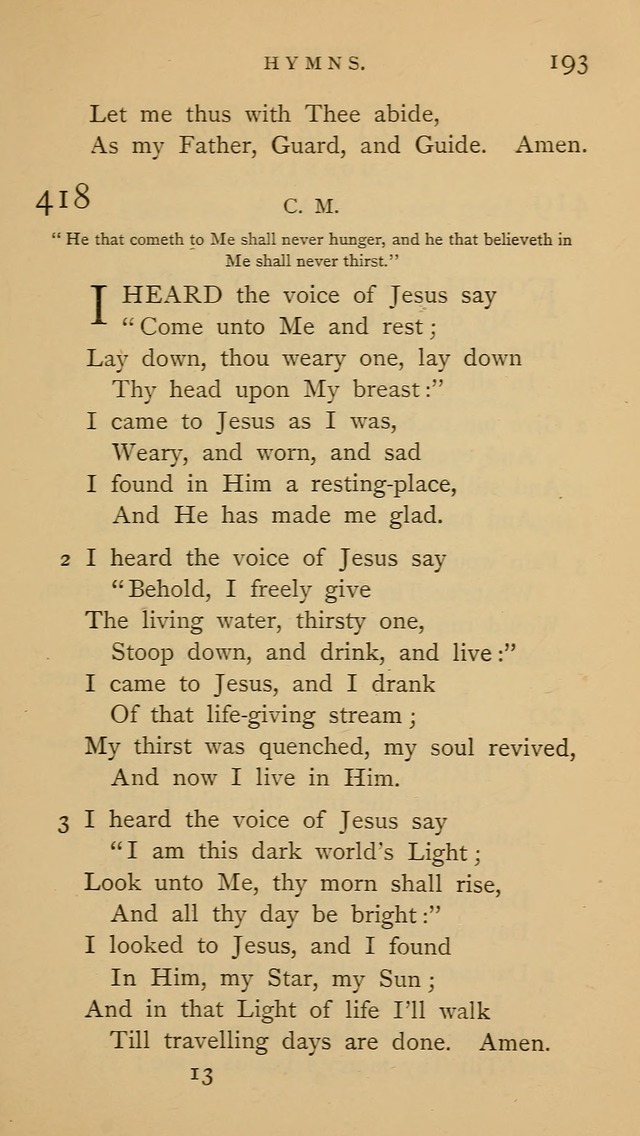 A Church hymnal: compiled from "Additional hymns," "Hymns ancient and modern," and "Hymns for church and home," as authorized by the House of Bishops page 200