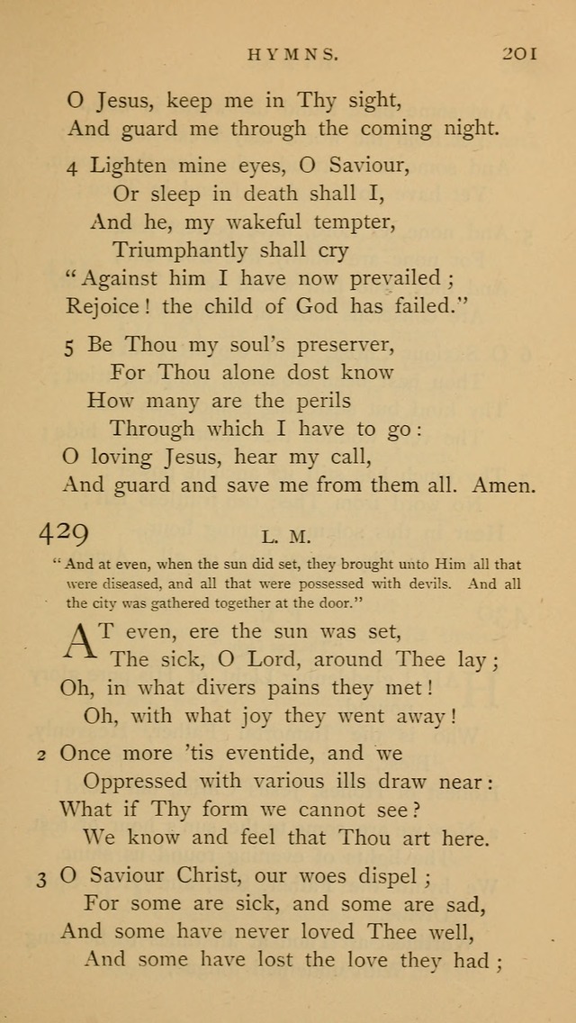 A Church hymnal: compiled from "Additional hymns," "Hymns ancient and modern," and "Hymns for church and home," as authorized by the House of Bishops page 208