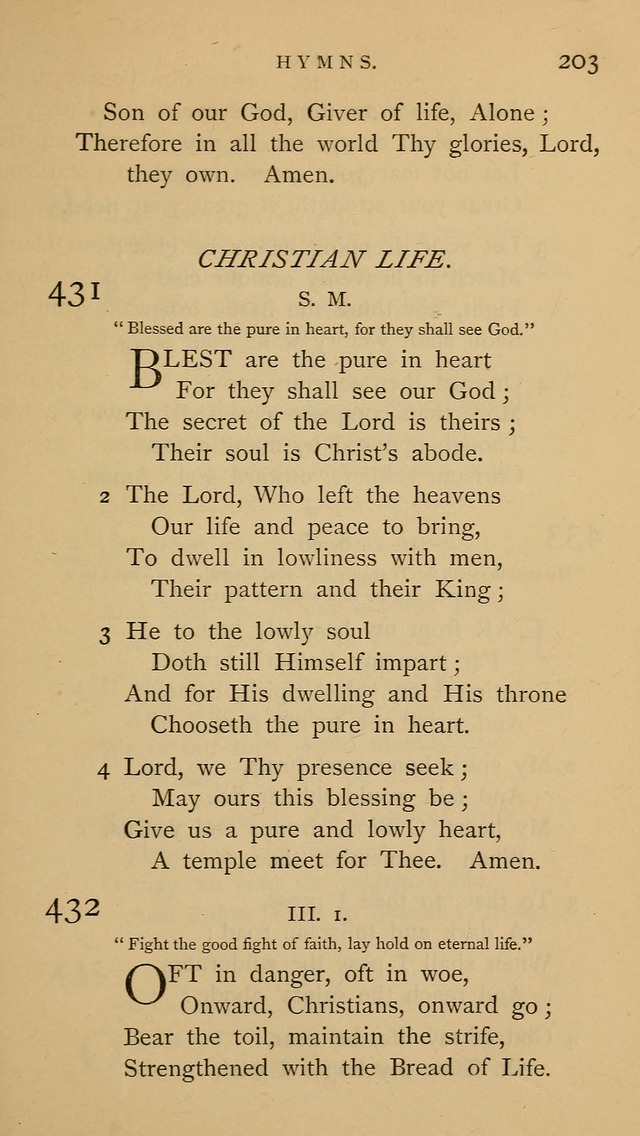 A Church hymnal: compiled from "Additional hymns," "Hymns ancient and modern," and "Hymns for church and home," as authorized by the House of Bishops page 210