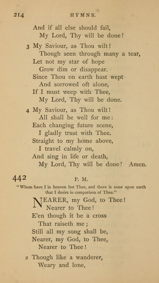 A Church hymnal: compiled from "Additional hymns," "Hymns ancient and modern," and "Hymns for church and home," as authorized by the House of Bishops page 221