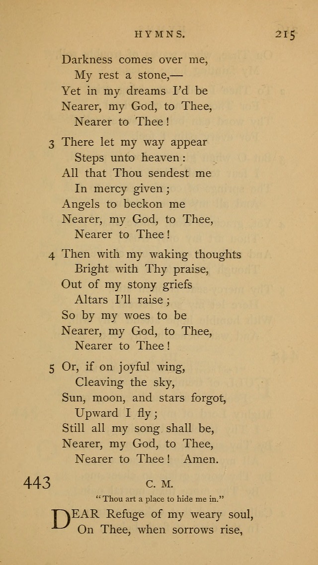 A Church hymnal: compiled from "Additional hymns," "Hymns ancient and modern," and "Hymns for church and home," as authorized by the House of Bishops page 222