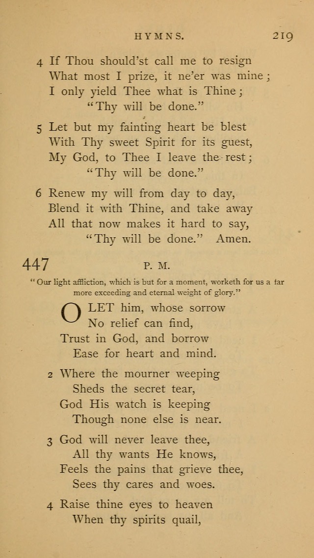 A Church hymnal: compiled from "Additional hymns," "Hymns ancient and modern," and "Hymns for church and home," as authorized by the House of Bishops page 226
