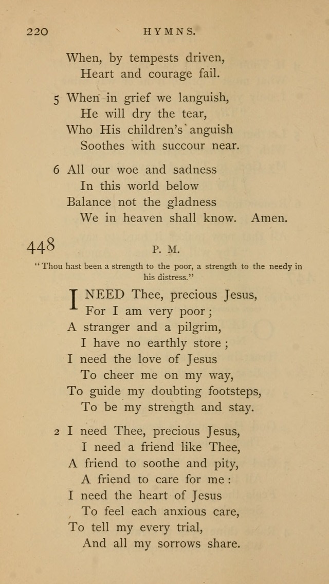 A Church hymnal: compiled from "Additional hymns," "Hymns ancient and modern," and "Hymns for church and home," as authorized by the House of Bishops page 227