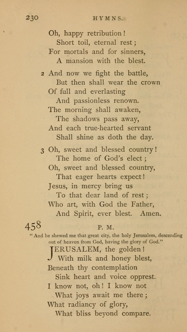 A Church hymnal: compiled from "Additional hymns," "Hymns ancient and modern," and "Hymns for church and home," as authorized by the House of Bishops page 237