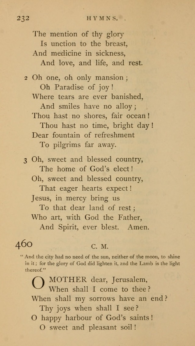 A Church hymnal: compiled from "Additional hymns," "Hymns ancient and modern," and "Hymns for church and home," as authorized by the House of Bishops page 239
