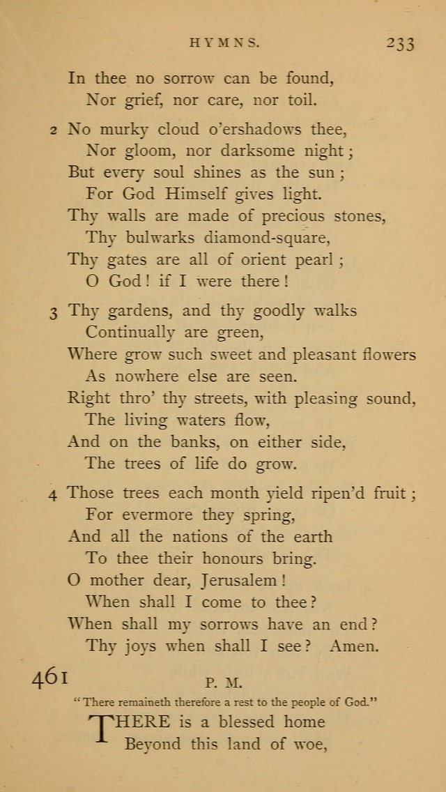 A Church hymnal: compiled from "Additional hymns," "Hymns ancient and modern," and "Hymns for church and home," as authorized by the House of Bishops page 240