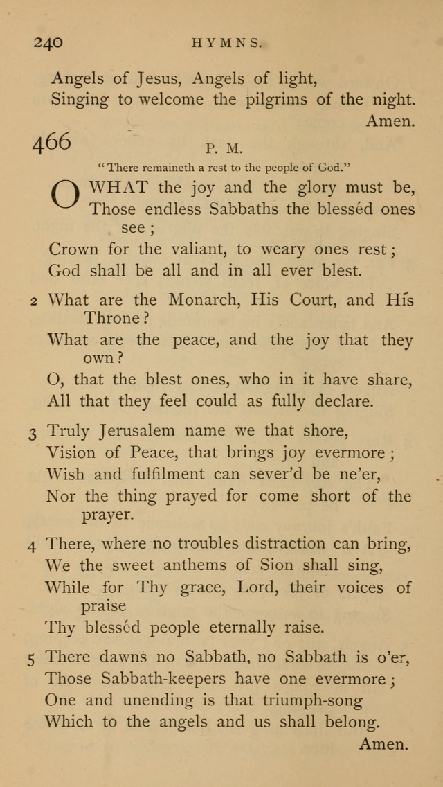 A Church hymnal: compiled from "Additional hymns," "Hymns ancient and modern," and "Hymns for church and home," as authorized by the House of Bishops page 247